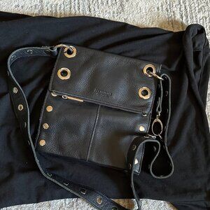 Hammitt crossbody, black w/silver tone hardware